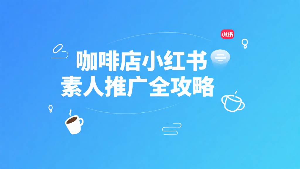 咖啡店小红书素人推广全攻略